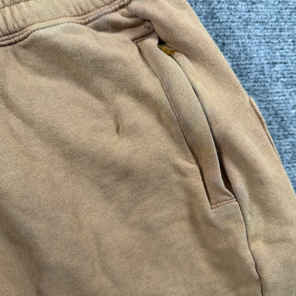 FP Movement Joggers Womens L Tan Drop Crotch French Terry Sweatpants Harem Yoga